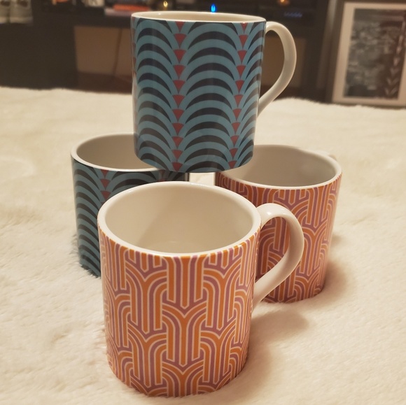 Jonathan Adler Other - Jonathan Adler Carnaby Mugs - Set of 4